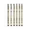 Pigma® Micron® Fine Line Pen Assorted Tip Set, Black
